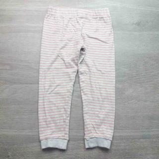 kalhoty od pyžama pruhované šedorůžové MARKSSPENCER vel 104 (pyžamo MARKSSPENCER)