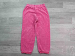 kalhoty od pyžama semišové tmavě růžové  vel 104