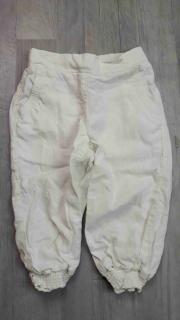 Kalhoty ¾ plátěné bílé GEORGE vel 104 (kalhoty GEORGE)