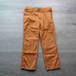 kalhoty plátěné okrové HM vel 104 (kalhoty HM)