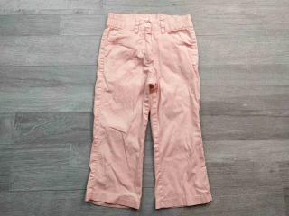 kalhoty plátěné růžové vel 110