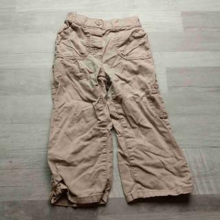 kalhoty plátěné šedé CHEROKEE vel 98 (kalhoty CHEROKEE)