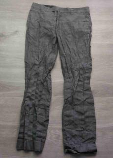 kalhoty plátěné šedé HM vel L (kalhoty HM)