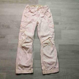 kalhoty plátěné světle růžové HM vel 122 (kalhoty HM)