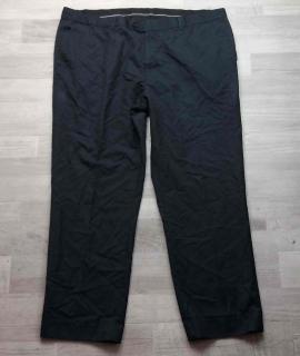 kalhoty společenké proužkované černé FF vel L (kalhoty FF)