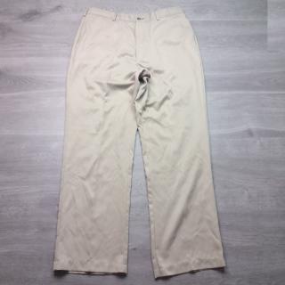 kalhoty společenské béžové vel S (36x32)