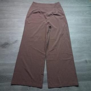kalhoty společenské hnědovínové SHEIN vel M (kalhoty SHEIN)