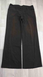 kalhoty společenské tmavě hnědé ORSAY vel S (kalhoty ORSAY)