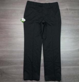 kalhoty společenské tmavě šedé FF vel M (W34 L31) (Kalhoty FF)