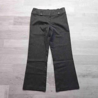 kalhoty společenské tmavě šedé s knoflíky vel 116