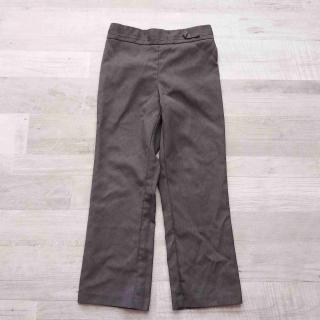 kalhoty společenské tmavě šedé s mašlí GEORGE vel 116 (kalhoty GEORGE)