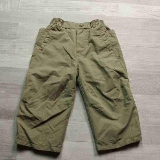 kalhoty šusťákové khaki prošívané CHEROKEE vel 86 (kalhoty CHEROKEE)