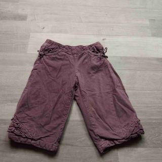 kalhoty zateplené manžestrové fialové s motýlkem MEXX vel 74 (kalhoty MEXX)