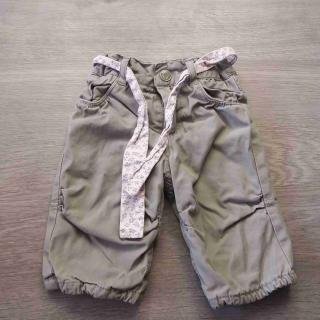 kalhoty zateplené šedé s páskem HM vel 68 (kalhoty HM)