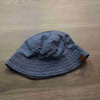 klobouček modrý riflový vel 68