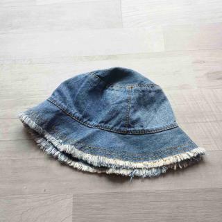 klobouček modrý riflový vel 92-104