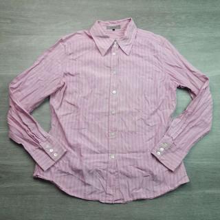 košile dl.rukáv proužkovaná růžová JAEGER vel M (košile JAEGER)