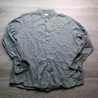 košile dl.rukáv šedá žíhaná vzorovaná NEXT vel 3XL (košile NEXT)