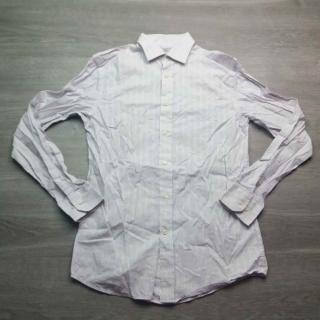 košile dl.rukáv společenská proužkovaná bílovínová NEXT vel XS (košile NEXT)