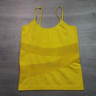 košilka bezešvá žlutá s dírkami vel XL/2XL