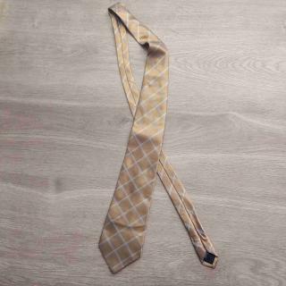 kravata béžová s pruhy MARKSSPENCER (kravata MARKSSPENCER)