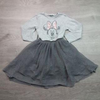 šaty pruhované šedostříbrné Minnie Mouse DISNEY vel 98 (šaty DISNEY)