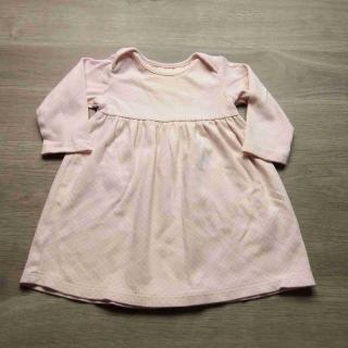 šaty růžové s puntíky MARKSSPENCER vel 74 (šaty MARKSSPENCER)