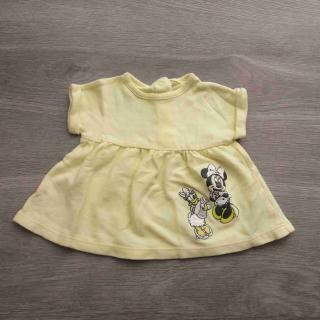 šaty žluté s Minnie Mouse DISNEY vel 50 (šaty DISNEY)