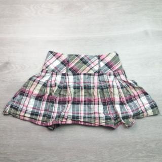 sukně kostkovaná růžovočernobílobéžová CA vel 152 (sukně CA)