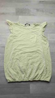 tričko bez rukávů žíhané světle zelené s krajkou GEORGE vel 158 (tričko GEOGRE)