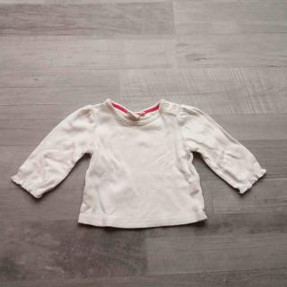 tričko dl.rukáv bílé BLUEZOO vel 62 (tričko BLUEZOO)