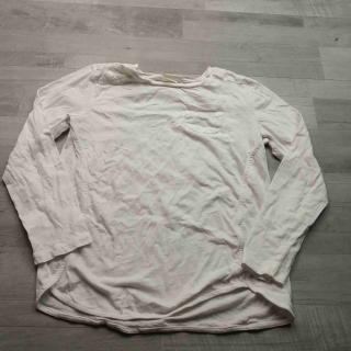 tričko dl.rukáv bílé s kapsičkou a výšivkami ZARA vel 152 (tričko ZARA)