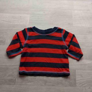 tričko dl.rukáv červenomodré pruhované GEORGE vel 62 (tričko GEORGE)