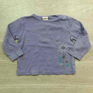 tričko dl.rukáv fialové s květem S.OLIVER vel 74 (tričko S.OLIVER)