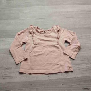tričko dl.rukáv fialové s volánky TU vel 80 (tričko TU )