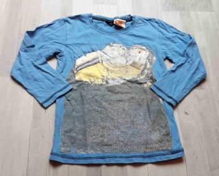 tričko dl.rukáv modré Mimoni NEXT vel 116 (tričko NEXT)