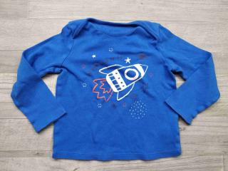 tričko dl.rukáv modré s raketou FF vel 98 (tričko FF)