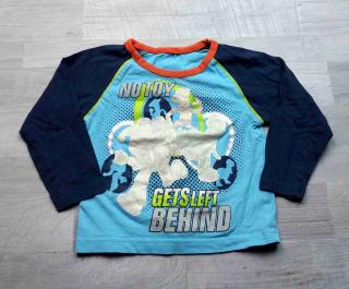tričko dl.rukáv modré Toy Story GEORGE vel 92 (tričko GEORGE)