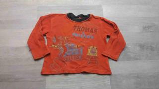 tričko dl.rukáv oranžové mašinka Tomáš vel 86