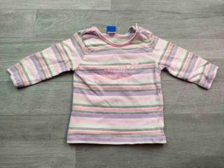 tričko dl.rukáv pruhované růžovofialovošedé ADAMS vel 68 (tričko ADAMS)
