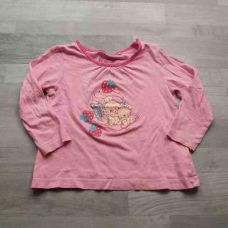 tričko dl.rukáv růžové s medvíky LUPILU vel 86 (tričko LUPILU)