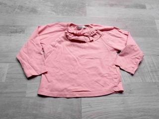 tričko dl.rukáv růžové s volánkem LADYBIRD vel 92 (tričko LADYBIRD)