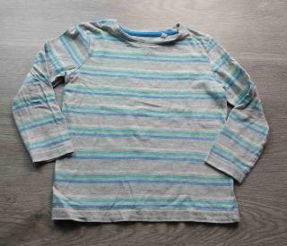tričko dl.rukáv šedé s pruhy PALOMINO vel 110 (tričko PALOMINO)
