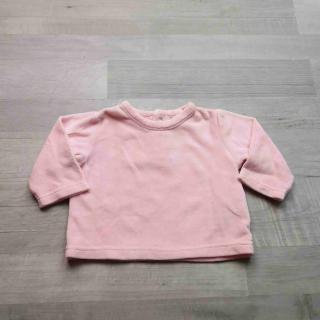 tričko dl.rukáv semišové růžové vel 68
