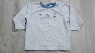 tričko dl.rukáv světle modré s včeličkami vel 68