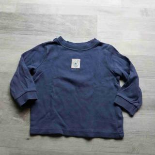 tričko dl.rukáv tmavě modré s medvídkem Pů GEORGE vel 80 (tričko GEOGRE)