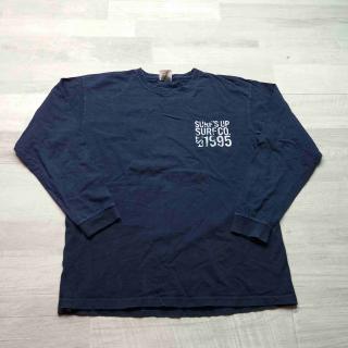 tričko dl.rukáv tmavě modré s nápisem a obrázkem vel 158