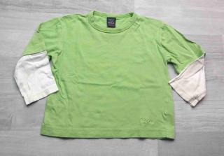 tričko dl.rukáv zelené s nápisem NEXT vel 92 (tričko NEXT)