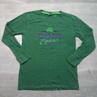 tričko dl.rukáv zelené s obrázkem  vel 164