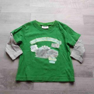 tričko dl.rukáv zelenošedé Cars DISNEY vel 80 (tričko DISNEY)